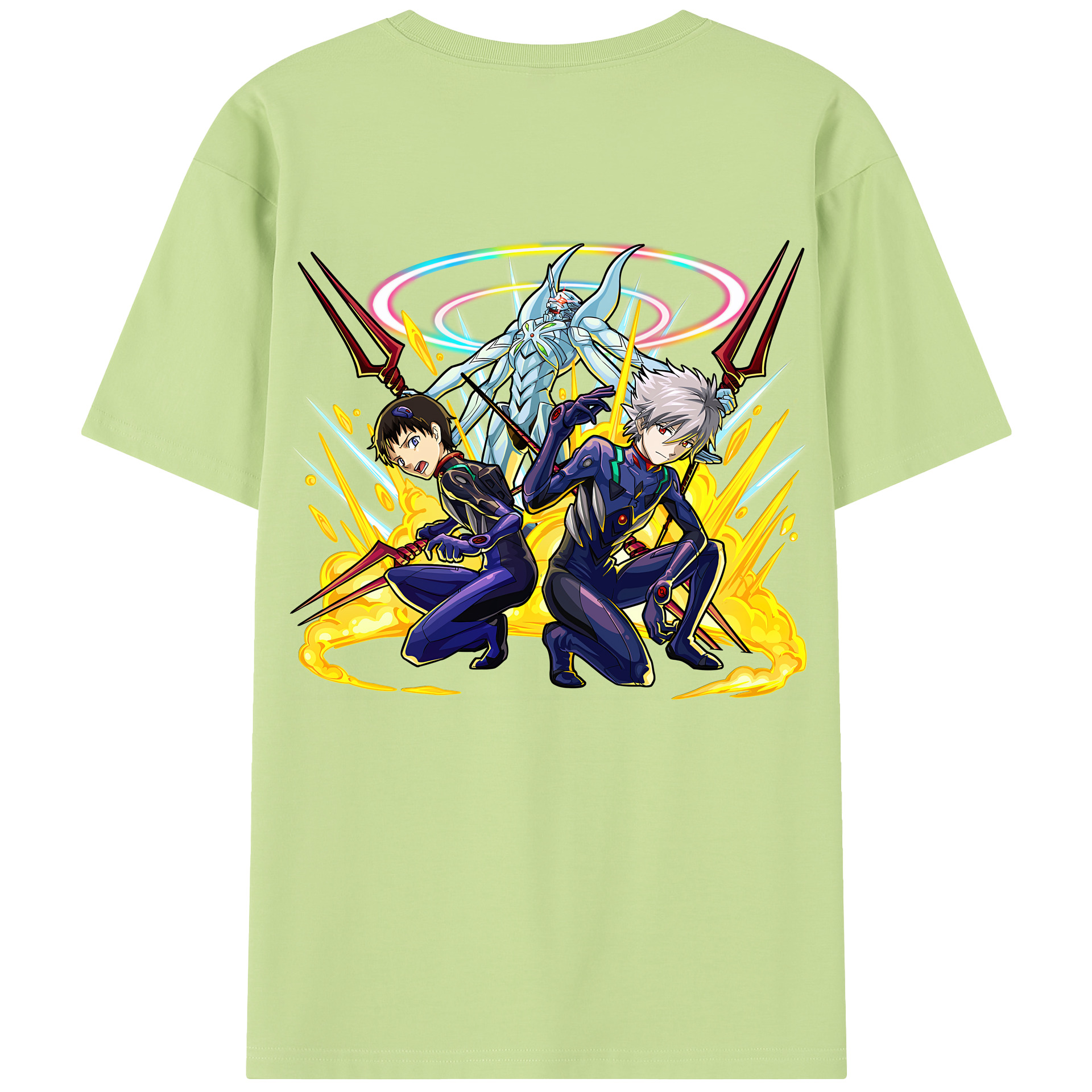 （画像用） EVA 新世紀エヴァンゲリオン 綿100％半袖Tシャツ（背面プリント）